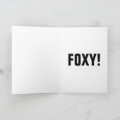 HAPPY BIRTHDAY FOXY FOX CARDS KARTE (Innenseite)