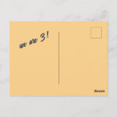 Happy Birthday Frame Postkarte (Rückseite)