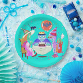 Happy Birthday Frankie (Farbe Papier Platte) Pappteller (Party)