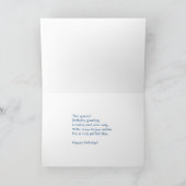 Happy Birthday - Freesia Card Karte (Innenseite)