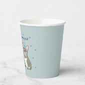 Happy birthday French, bulldog Pappbecher (Links)