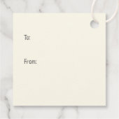 Happy Birthday French Bulldogs Geschenkanhänger (Rückseite)