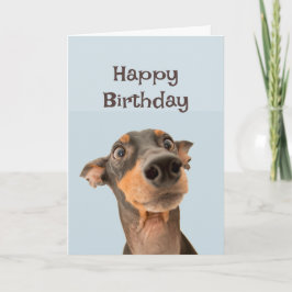 Happy Birthday Friend Funny Dog Grumpy Old Man Karte
