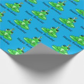 Happy Birthday Frog Geschenkpapier (Ecke)