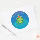 Happy Birthday Frog Sticker (Umschlag)