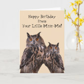 Happy Birthday from a Child Karte (Gelbe Blume)