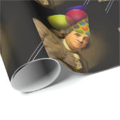 Happy Birthday From Ben Franklin Geschenkpapier (Rolleneckpunkt)