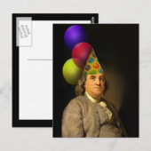 Happy Birthday From Ben Franklin Postkarte (Vorne/Hinten)