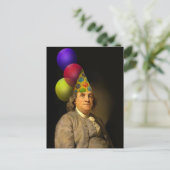 Happy Birthday From Ben Franklin Postkarte (Stehend Vorderseite)