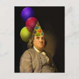 Happy Birthday From Ben Franklin Postkarte