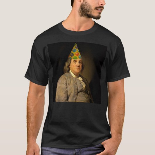 Happy Birthday From Ben Franklin T-Shirt (Vorderseite)