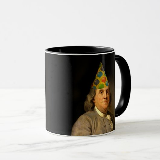 Happy Birthday From Ben Franklin Tasse (VorderseiteRechts)