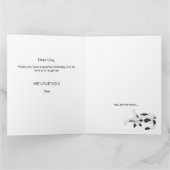 Happy Birthday From Cat to Purfect House Karte (Innenseite)