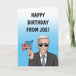 Happy Birthday from Joe Biden Card Karte