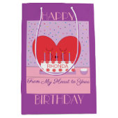 Happy Birthday, From My Heart to Yours II: Mittlere Geschenktüte (Vorderseite)