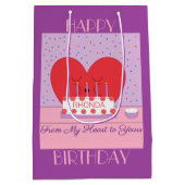 Happy Birthday, From My Heart to Yours II: Mittlere Geschenktüte (Rückseite)