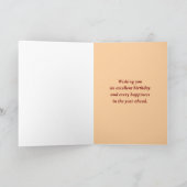 Happy Birthday From Real Anwesen Agent House Karte (Innenseite)