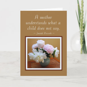 Happy Birthday From Son Peonies Card Karte