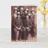 "Happy Birthday from the Gang" Funny Karte (Gelbe Blume)