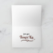 Happy Birthday - From your Favorite Kid Karte (Innenseite)