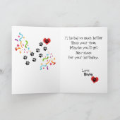 Happy Birthday from Your Labrador Buddy Karte (Innenseite)