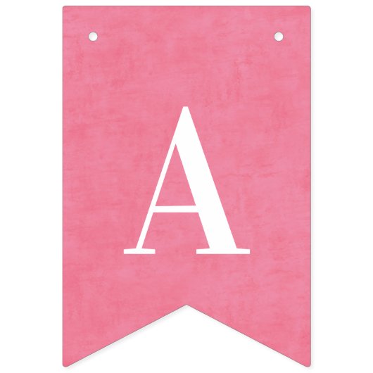 Happy Birthday Frühlingsfarben Custom Bunting Flag Wimpelkette (Dritte Fahne)