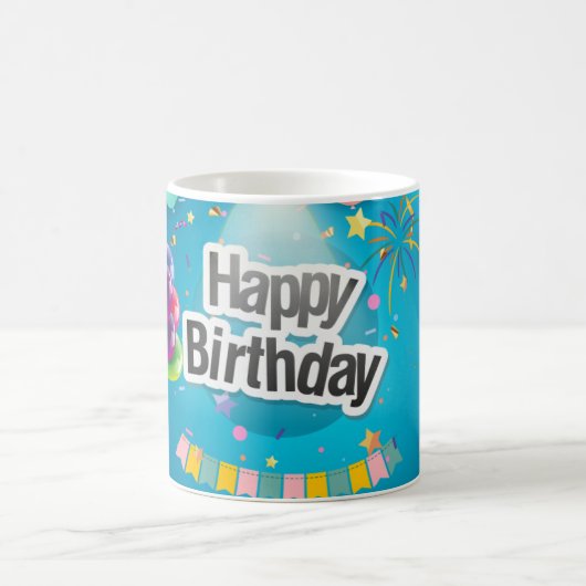 Happy Birthday Fun 50. Meilenstein Kaffeetasse (Mittel)