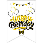 Happy Birthday Fun Bunting Banner (Erste Fahne)