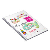 Happy Birthday FUN Cupcake Family Notebook Notizblock (Rechte Seite)