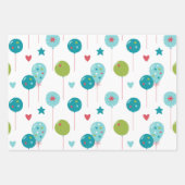 Happy Birthday Fun Geschenkpapier Set (Vorderseite 3)