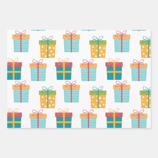 Happy Birthday Fun Geschenkpapier Set (Vorderseite)