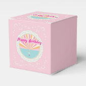 Happy Birthday Fun Party Box, Pink Rainbow Geschenkschachtel (Vorderseite)