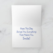 Happy Birthday Fun Seagull Karte (Innenseite)