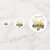 Happy Birthday Fun Table Confetti Konfetti (Rückseiten)
