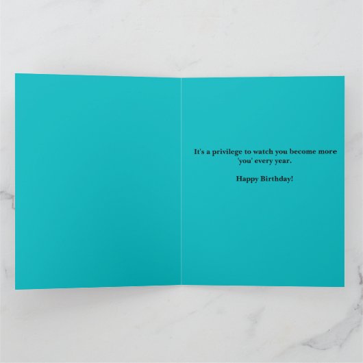 Happy Birthday Funfetti Card Karte (Innenseite)