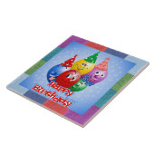 Happy Birthday Funny Balloons Fliese (Seite)