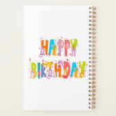 Happy Birthday Funny Cat Lover Bday Celebration Planer (Rückseite)