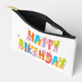 Happy Birthday Funny Cat Lover Bday Celebration Zubehörtasche (Offen)