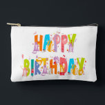 Happy Birthday Funny Cat Lover Bday Celebration Zubehörtasche<br><div class="desc">Feiern Sie mit diesem "Happy Birthday Funny Cat Lover"-Design im purpurpuren Stil! 🎉 🐾 Egal ob Sie eine Katzenmutter, einen Katzenpapa oder nur einen Freund überraschen, dieses spielerische und bezaubernde Design bringt Lachen und Freude zu jeder Geburtstagsfeier. Mit seiner unterhaltsamen und eigenartigen Atmosphäre ist es das ideale Geschenk für jeden,...</div>