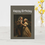 Happy Birthday Funny Good Old Days Karte (Gelbe Blume)