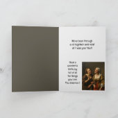 Happy Birthday Funny Sister and Friend Karte (Innenseite)