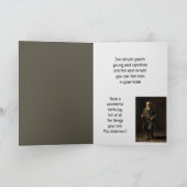 Happy Birthday Funny Young jetzt alt Karte (Innenseite)