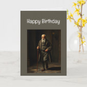 Happy Birthday Funny Young jetzt alt Karte (Gelbe Blume)