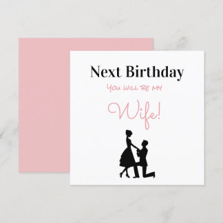 Happy Birthday Future Ehefrau Feiertagskarte