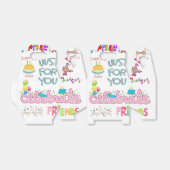 Happy Birthday Gable Favor Box Freunde Familie Geschenkschachtel (Ungefaltet)