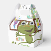 Happy Birthday Gable Favor Box Friends Family Frog Geschenkschachtel (Vorderseite)