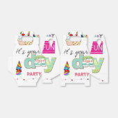 Happy Birthday Gable Favor Box FUN Cupcake Geschenkschachtel (Ungefaltet)