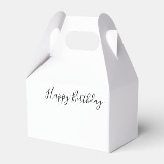 Happy Birthday Gable Favor Box Geschenkschachtel