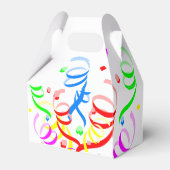 Happy Birthday Gable Favor Box Geschenkschachtel (Rückseite)