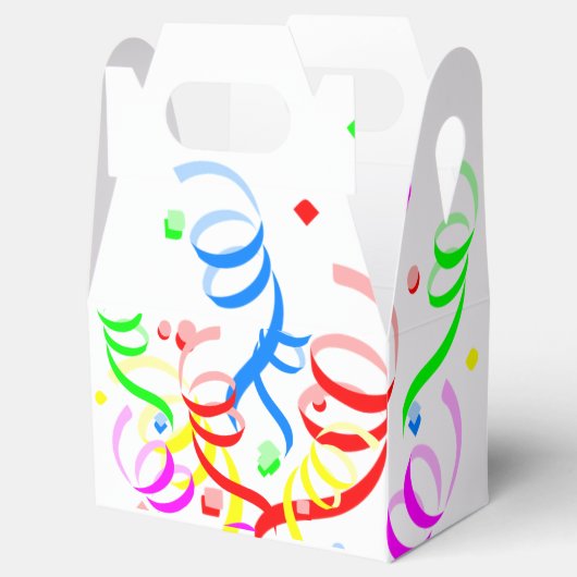 Happy Birthday Gable Favor Box Geschenkschachtel (Geöffnet)